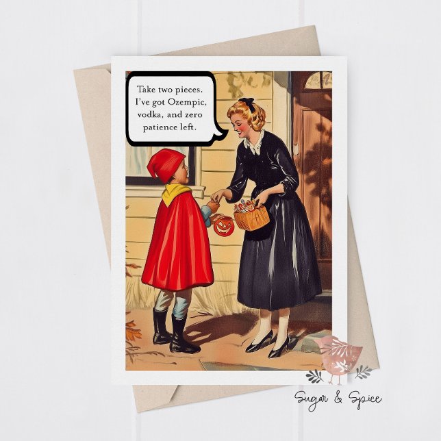 Graciosa tarjeta de saludo sarcástico para mamá Ad (Subido por el creador)