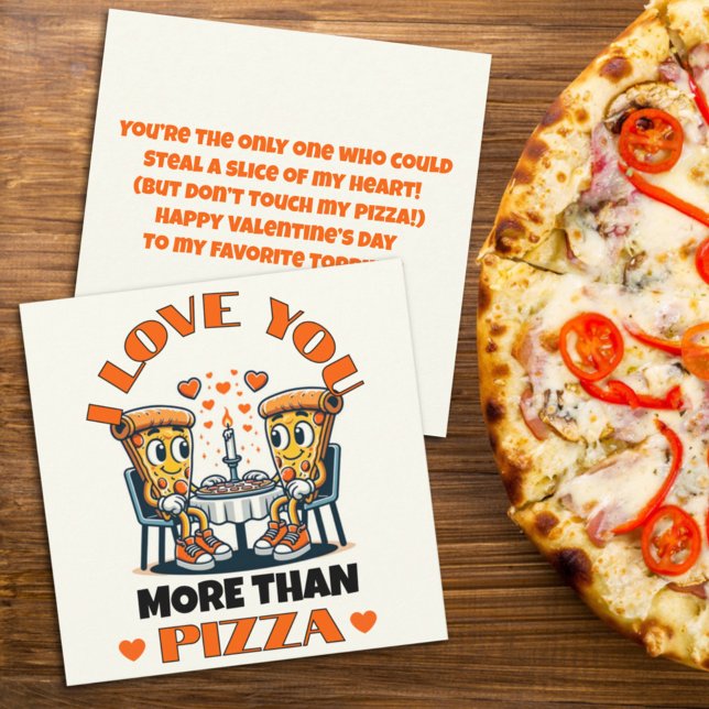 Graciosa tarjeta de San Valentín que te amo más qu (Subido por el creador)