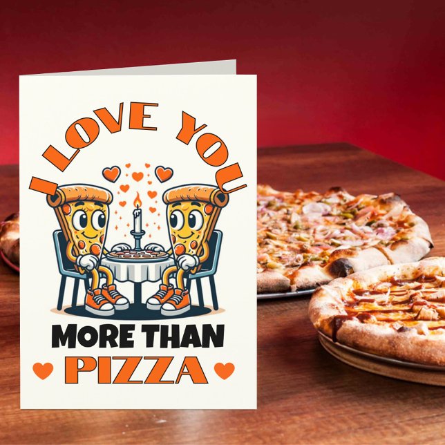 Graciosa tarjeta de San Valentín que te amo más qu (Subido por el creador)