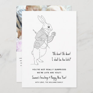 Graciosa tarjeta de vacaciones Feliz Año Nuevo