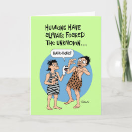 Graciosa tarjeta de vuelta