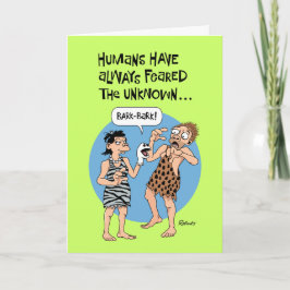 Graciosa tarjeta de vuelta