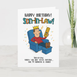 Graciosa tarjeta de yerno - Rey del Remoto