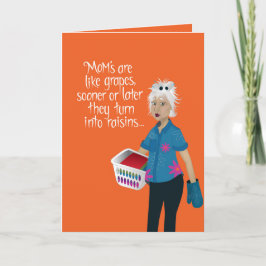 Graciosa tarjeta del día de la madre