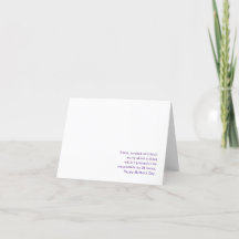 Graciosa tarjeta del día de la madre