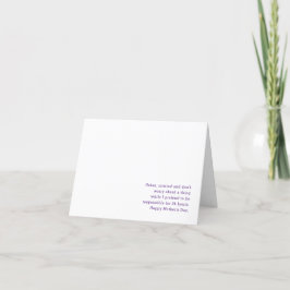 Graciosa tarjeta del día de la madre