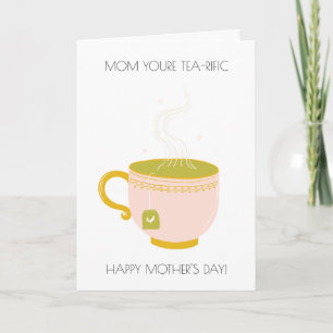 Graciosa tarjeta del día de la madre