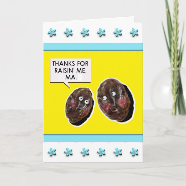 Graciosa tarjeta del día de la madre (Anverso)