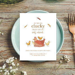 Graciosa tarjeta del día de la madre de pollo de l