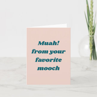 Graciosa tarjeta del Día del Padre - Beige