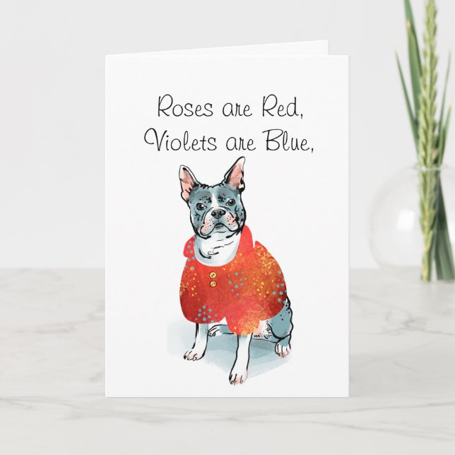 Graciosa tarjeta El día de San Valentín de la madr (Anverso)