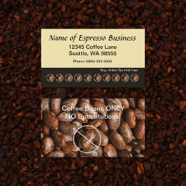Graciosa tarjeta Espresso Punch