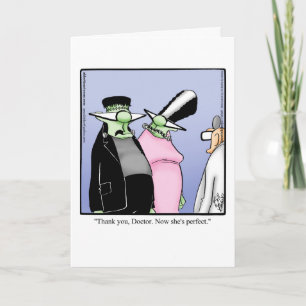 Graciosa tarjeta feliz de Halloween para él