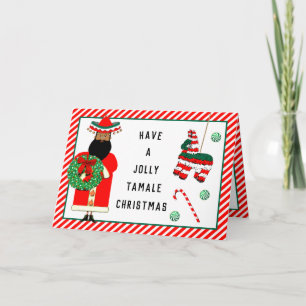 Graciosa tarjeta Feliz Navidad