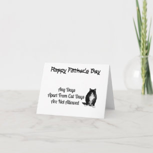 Graciosa tarjeta Grumpy Cat Fathers Day