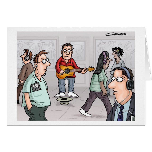 Graciosa tarjeta Personalizado de Clive Goddard (Anverso (Horizontal))