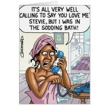 Graciosa tarjeta Personalizado de Clive Goddard