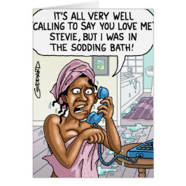 Graciosa tarjeta Personalizado de Clive Goddard