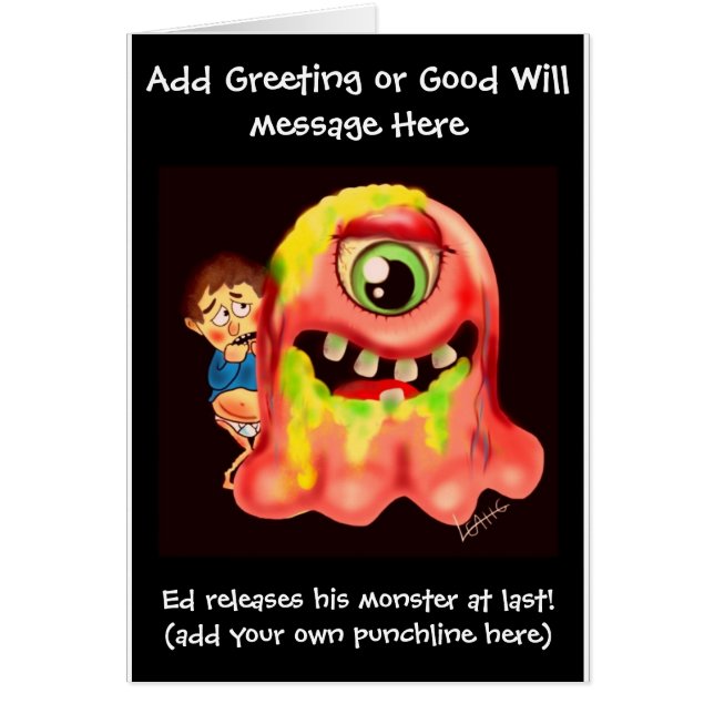 Graciosa tarjeta personalizado 'solo circuncidada' (Frente)