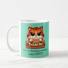 Graciosa taza de café para gato - Personalizable