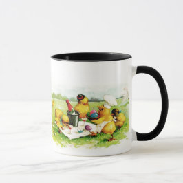 Graciosa taza de regalo de Pascua de la Familia de