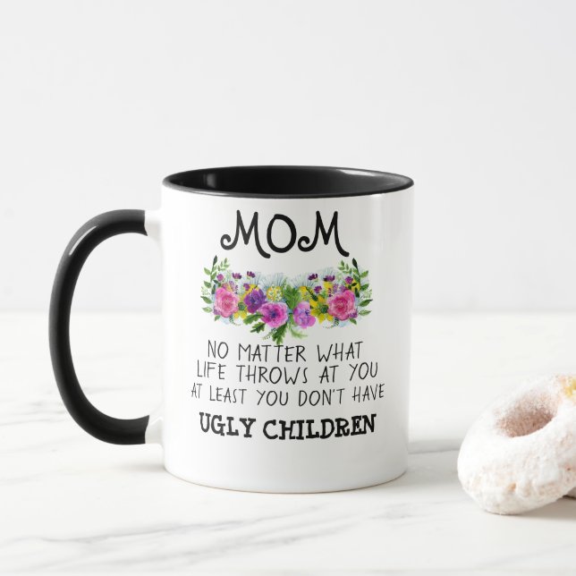 Graciosa taza del Día de la Madre (Con donut)