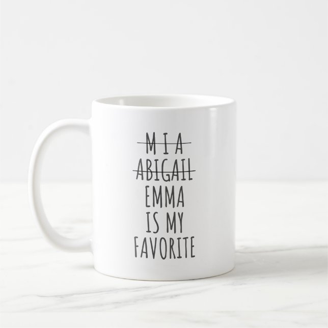 Graciosa taza infantil favorita, regalo de Navidad (Izquierda)