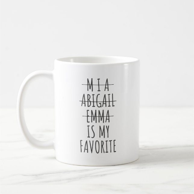 Graciosa taza infantil favorita, regalo de Navidad (Izquierda)