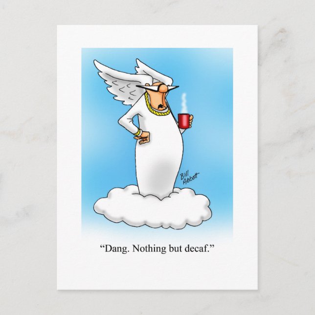 Graciosas bendiciones y tarjeta postal de humor de (Anverso)