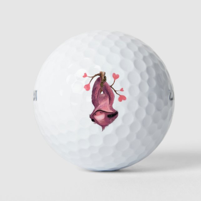 Graciosas Bolas de Golf Románticas Smile (Anverso)