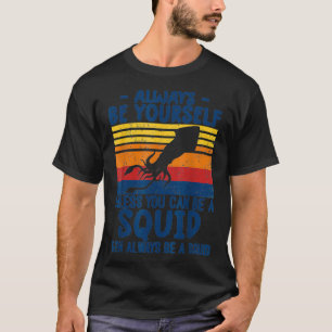 graciosas camisas de calamar camisetas hombres reg