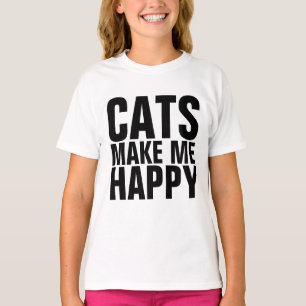 Graciosas camisetas CAT para niños, LOS GATOS ME H