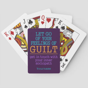 Graciosas cartas de juego de Autoconocimiento