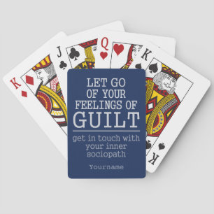 Graciosas cartas de juego de Autoconocimiento