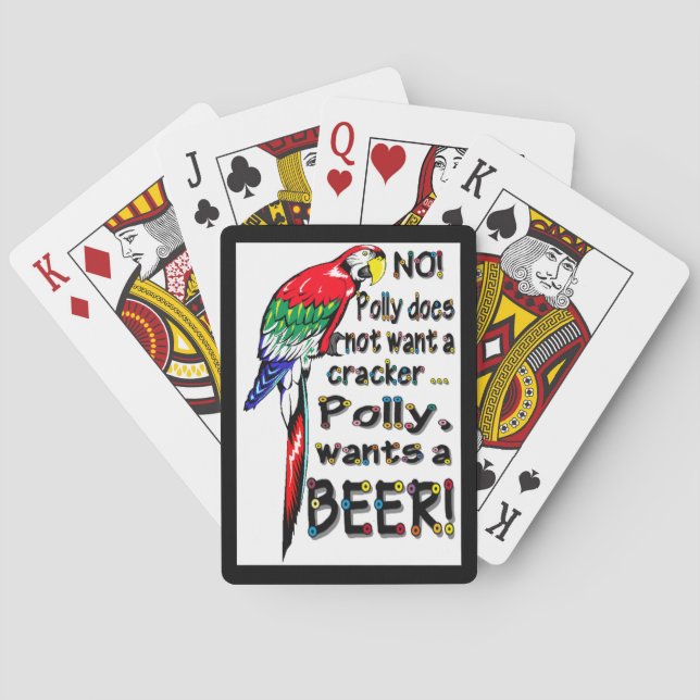 Graciosas Cartas De Reproducción De Cervezas (Reverso)