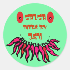 Graciosas etiquetas de lata de pimienta en Chile