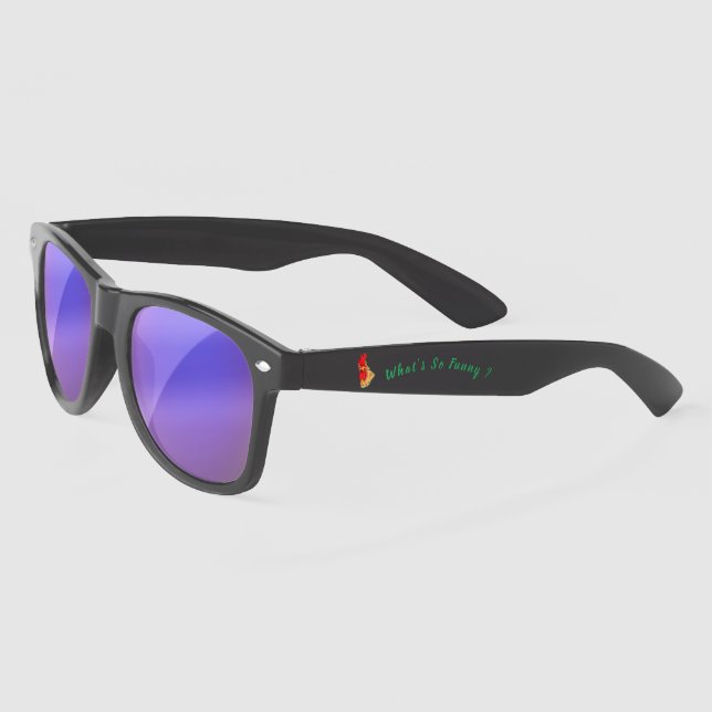 Graciosas gafas de sol de gallos de cosecha - Qué  (Izquierda)