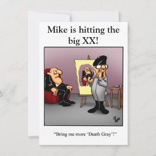 Graciosas invitaciones a fiestas de cumpleaños XX