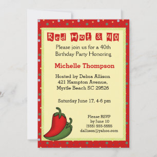 Graciosas invitaciones de cumpleaños número 60