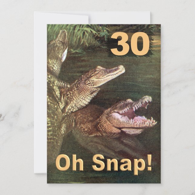 Graciosas invitaciones para fiestas de cumpleaños  (Anverso)