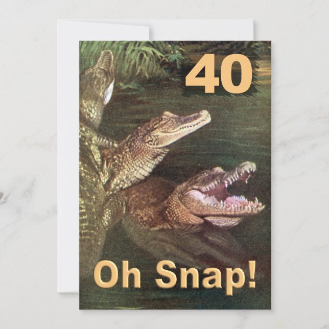 Graciosas invitaciones para fiestas de cumpleaños  (Anverso)