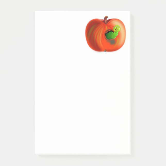 Graciosas notas de Apple Post-it® (Anverso)