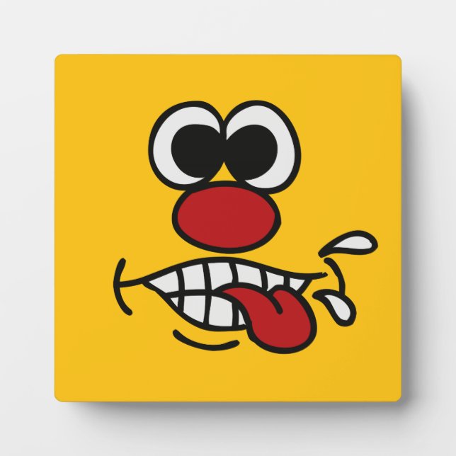 Graciosas placas personalizado facial (Frente)