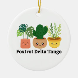 Graciosas plantas políticas contra la decoración d