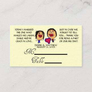 Graciosas tarjetas Boda Personalizado