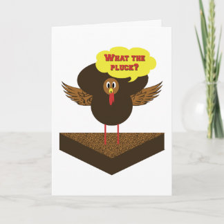 Graciosas tarjetas de agradecimiento - pavos que h