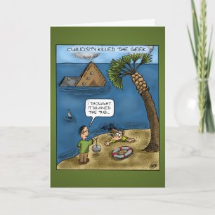 Graciosas Tarjetas de Aniversario: Buques Ahoy