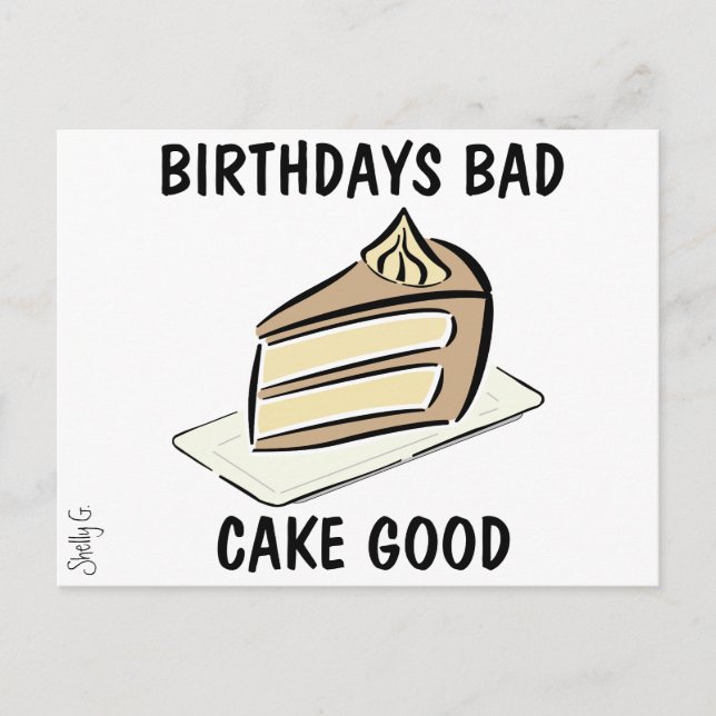 Graciosas tarjetas de cumpleaños (Anverso)