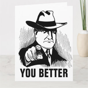 Graciosas tarjetas de cumpleaños, GANGSTER MAFIA G