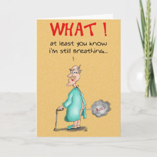 Graciosas tarjetas de cumpleaños: Old Fart